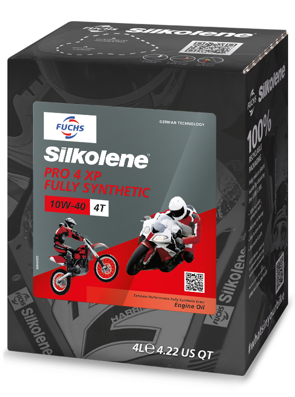 Pro 4 10W-40 XP - FUCHS Silkolene - Superior Motorcycle Oils